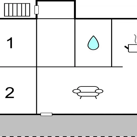 アパート Two-bedroom In *